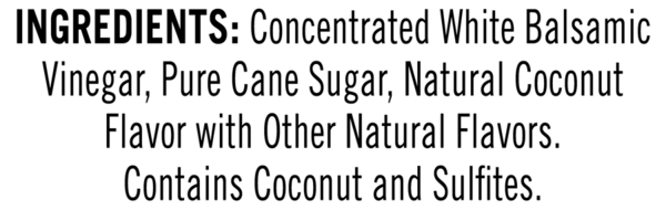 Alessi 8.5 fl. oz Coconut Balsamic Reduction