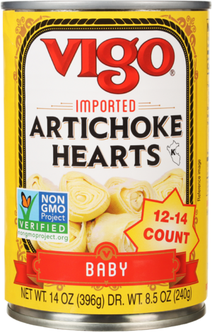 Vigo 14 oz Baby Artichoke Hearts