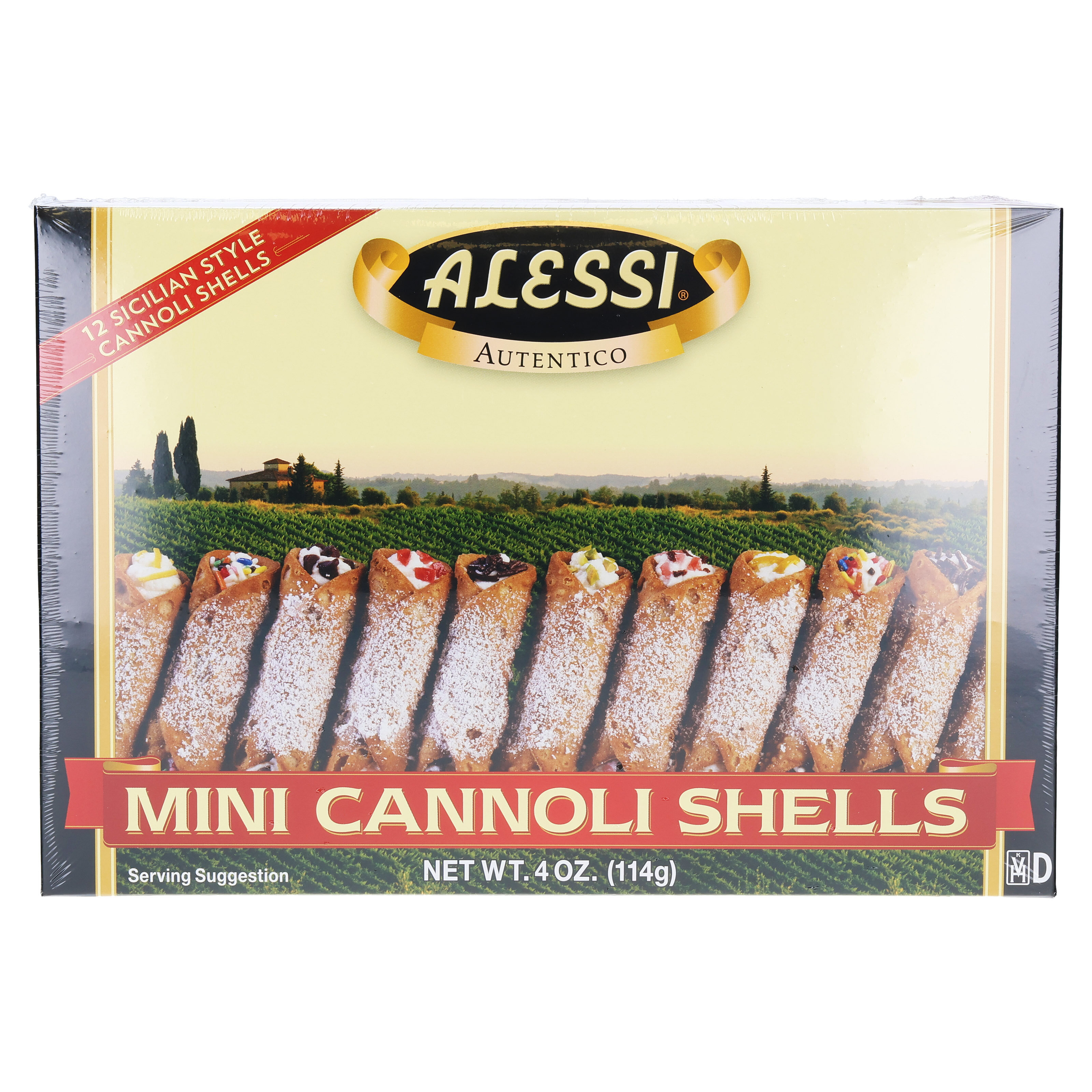 Alessi 4 oz Mini Cannoli Shells