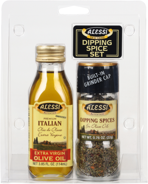 Alessi 4.456 oz Extra Virgin Olive Oil & Dipping Spices