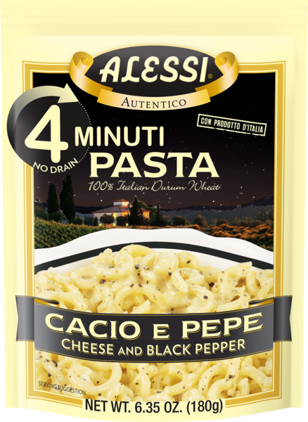 Alessi 6.35 oz Cacio E Pepe Quick 4 Minute Pasta