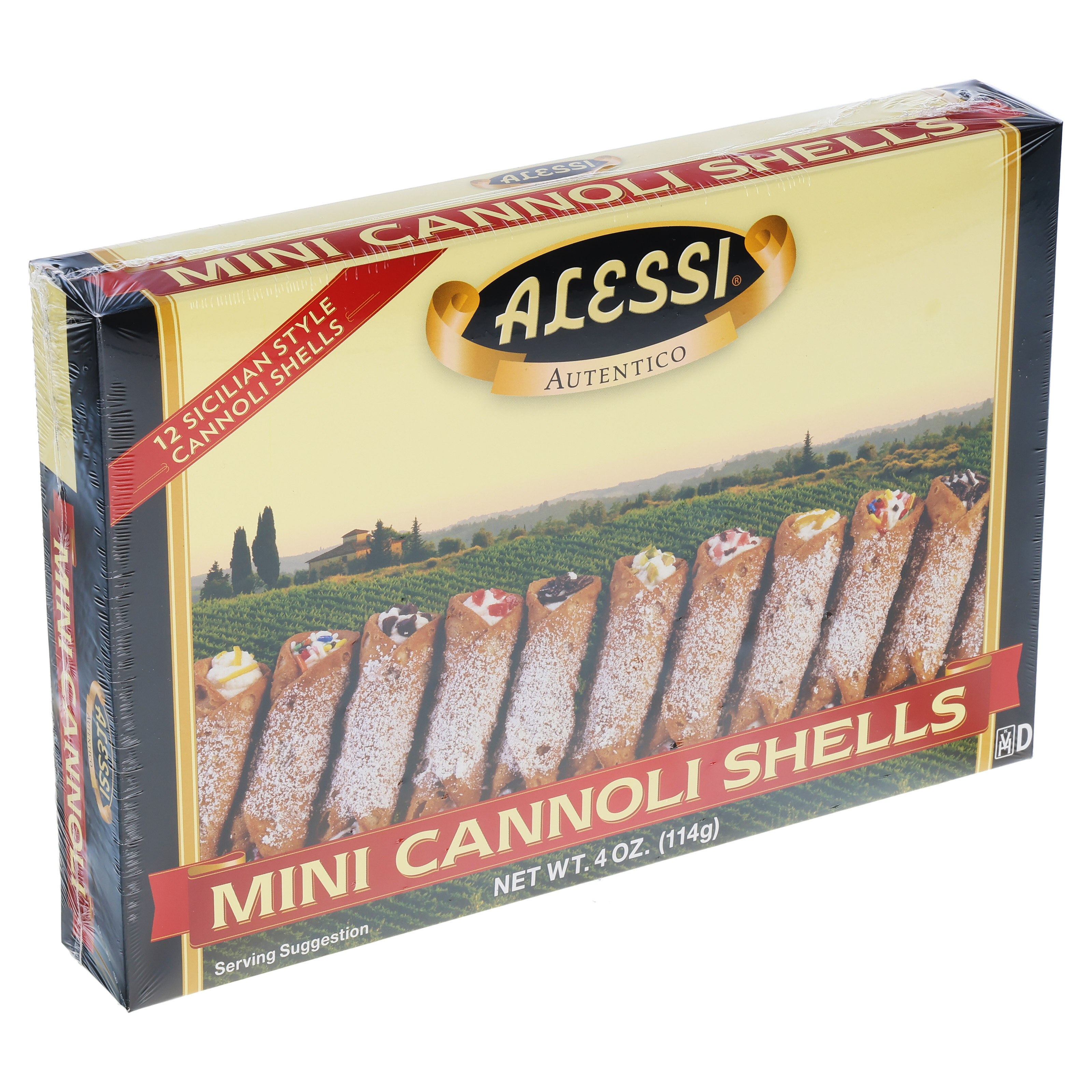 Alessi 4 oz Mini Cannoli Shells