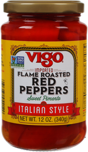 Vigo 12 oz Roasted Red Peppers