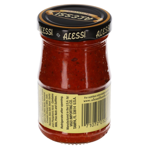 Alessi 3.5 oz Sun Dried Tomato Pesto