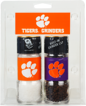 Vigo 4.17 oz Clemson University™ Tigers™ Grinder Set