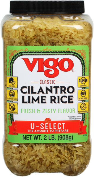 Vigo 2 lbs Cilantro Lime Rice U-Select Jug