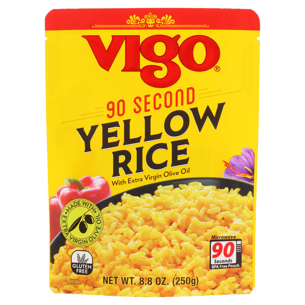 Vigo 8.8 oz Vigo 90 Second Yellow Rice