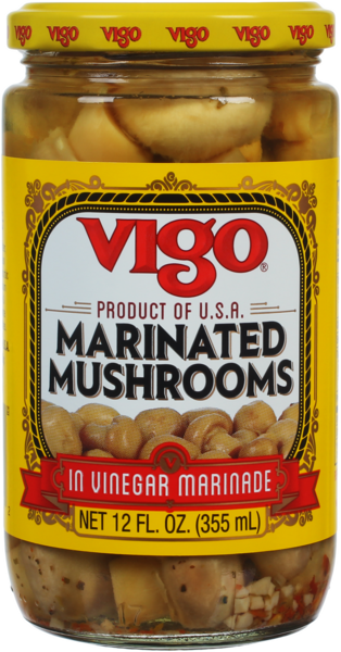 Vigo 12 oz Marinated Mushrooms