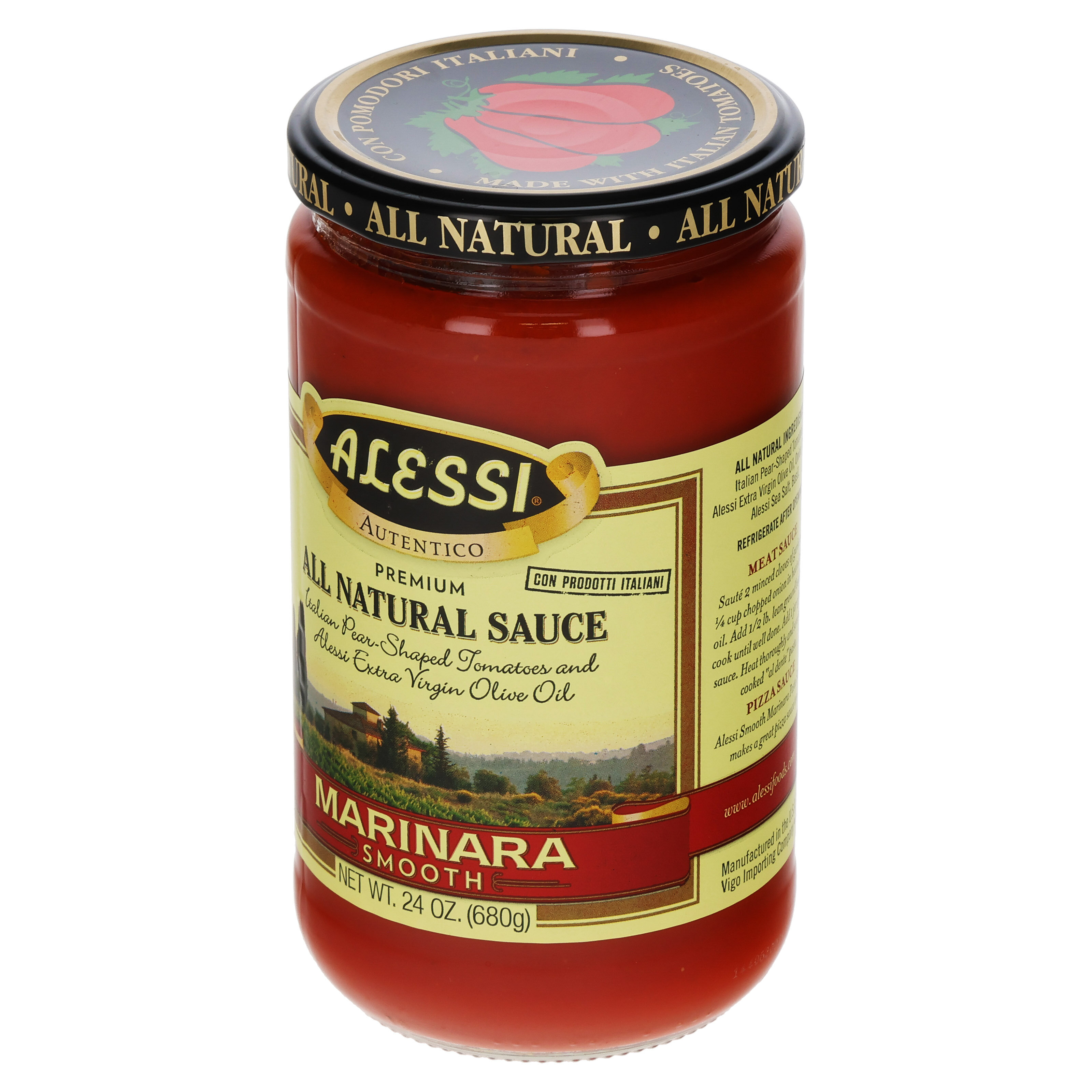 Alessi 24 oz Smooth Marinara Sauce