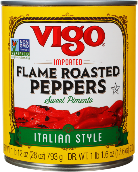 Vigo 17.6 oz Roasted Red Peppers