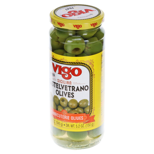 Vigo 5.2 oz Pitted Castelvetrano Olives