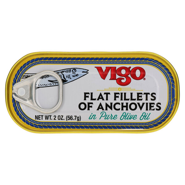 Vigo 2 oz Flat Anchovies