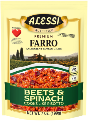 Alessi 7 oz Beets & Spinach Farro