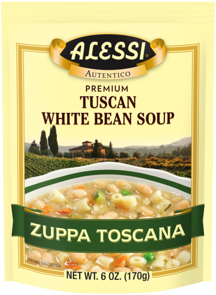 Alessi 6 oz Tuscan White Bean Soup