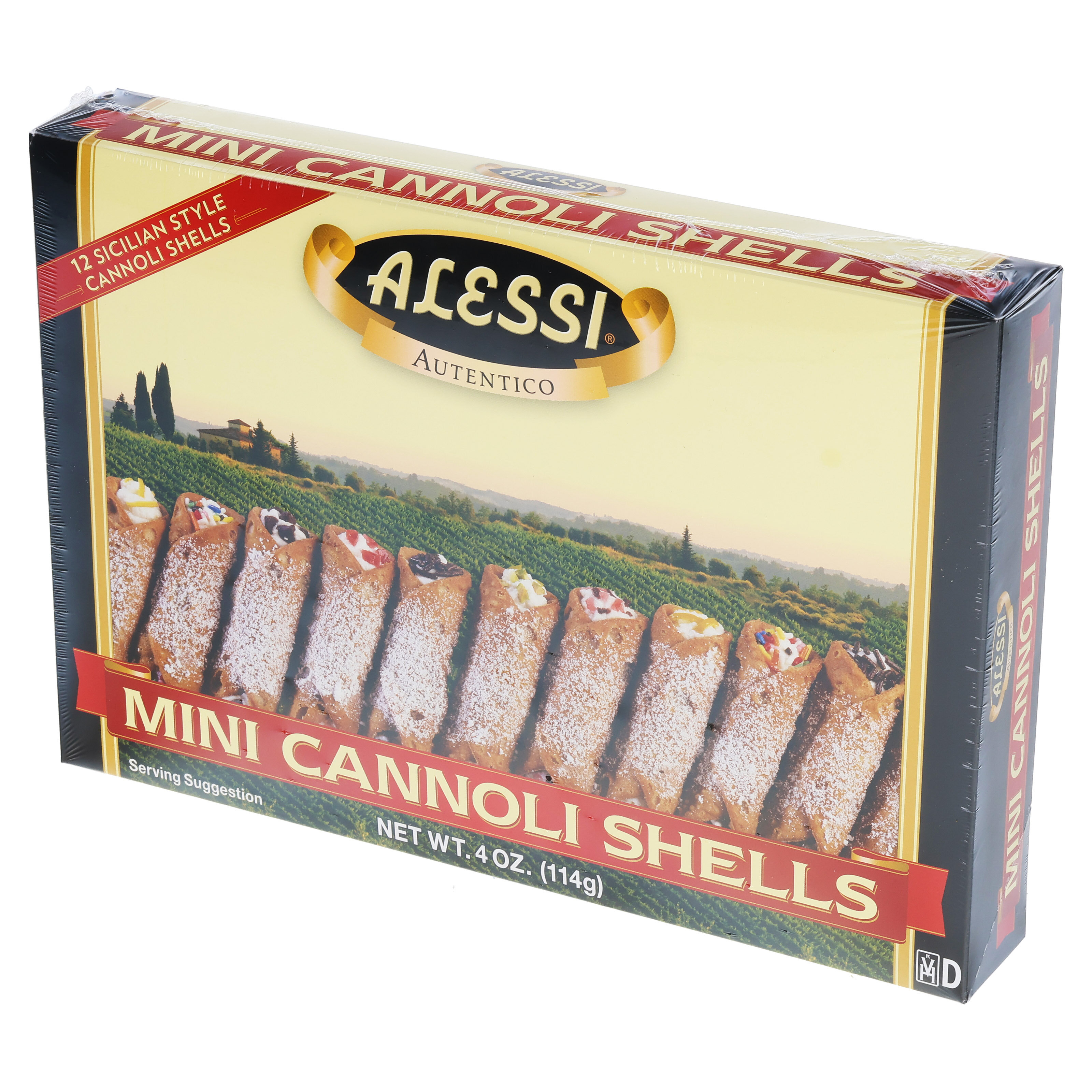 Alessi 4 oz Mini Cannoli Shells