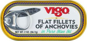 Vigo 2 oz Flat Anchovies