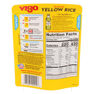 Vigo 8.8 oz Vigo 90 Second Yellow Rice