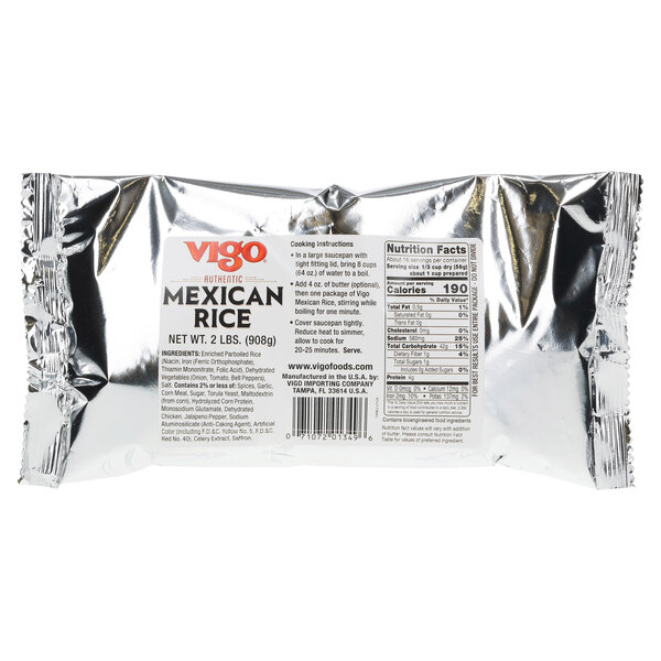 Vigo 2 lbs Vigo Mexican Rice Dinner