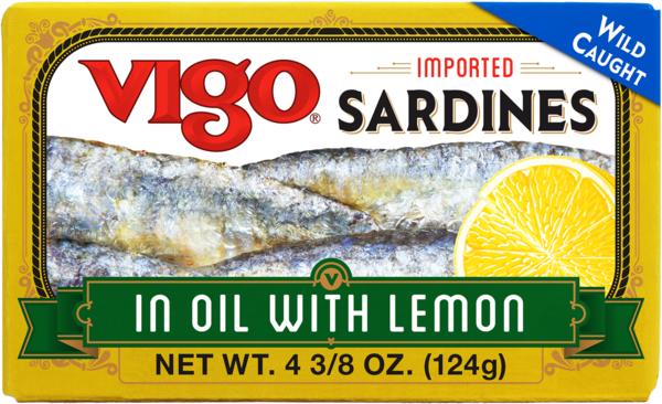 Vigo 4.38 oz Sardines in Oil With Lemon