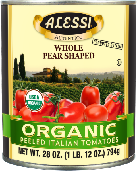 Alessi 28 oz Organic Peeled Tomatoes