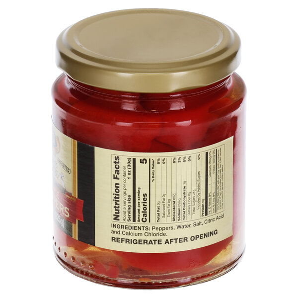 Alessi 7.9 oz Fire Roasted Italian Style Peppers