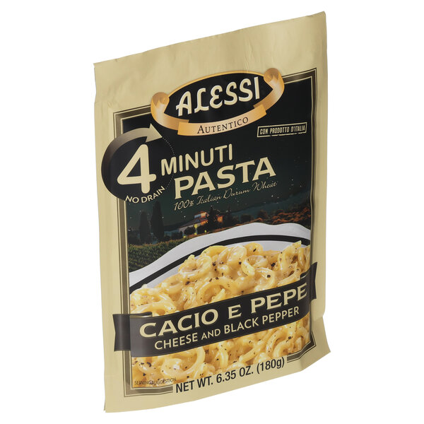 Alessi 6.35 oz Cacio E Pepe Quick 4 Minute Pasta