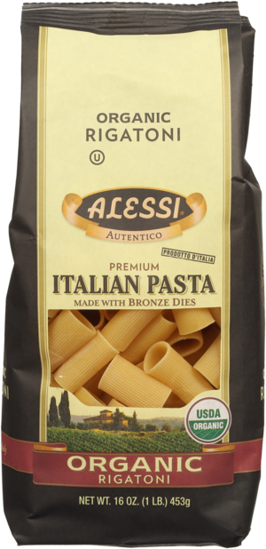 Alessi 16 oz Organic Rigatoni