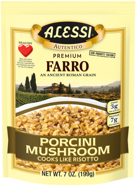 Alessi 7 oz Porcini Mushroom Farro