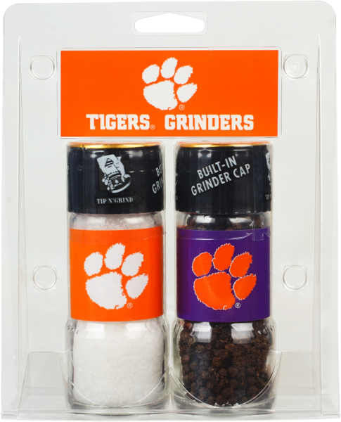 Vigo 4.17 oz Clemson University™ Tigers™ Grinder Set