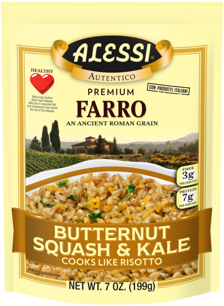 Alessi 7 oz Butternut Squash & Kale Farro