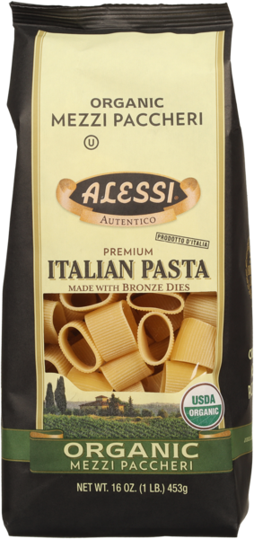 Alessi 16 oz Organic Mezzi Paccheri