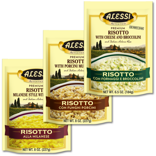 Alessi 8 oz Risotto (Variety Pack of 3)